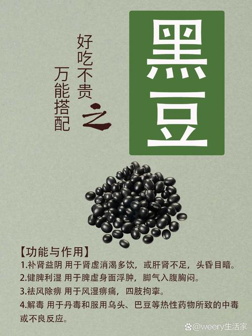 黑豆：从营养宝库到美食佳品