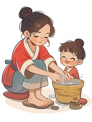 宝宝洗脚的艺术：呵护嫩足，从细节开始