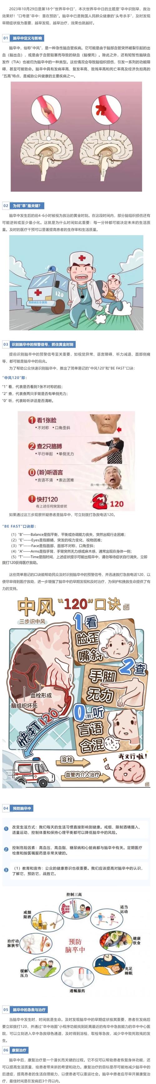 中风：预防、治疗与康复