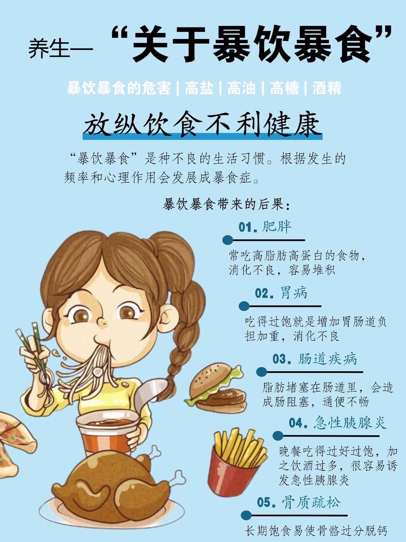 暴饮暴食：危害、成因与应对策略