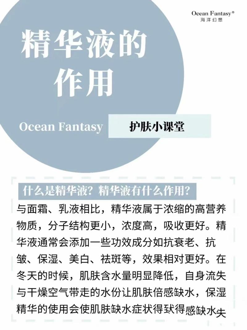 精华液的奥秘：功效全解析与多元分类