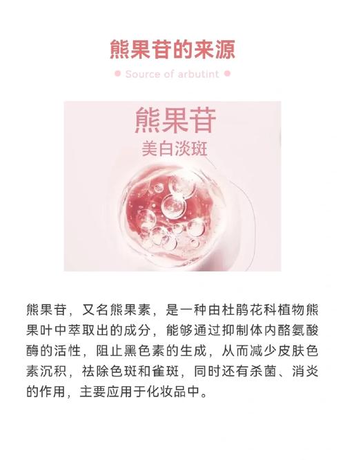 熊果苷美白淡斑：科学原理与实践应用的深度解析