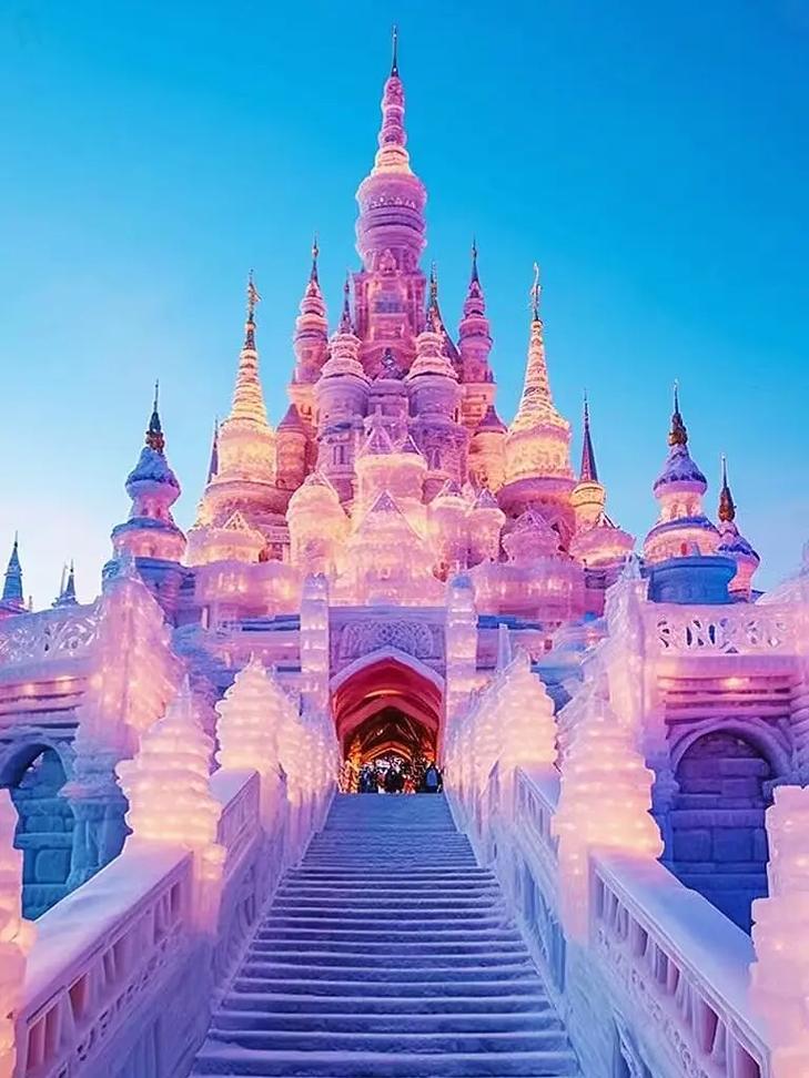 哈尔滨冰雪大世界：梦幻冰雪王国的传奇之旅