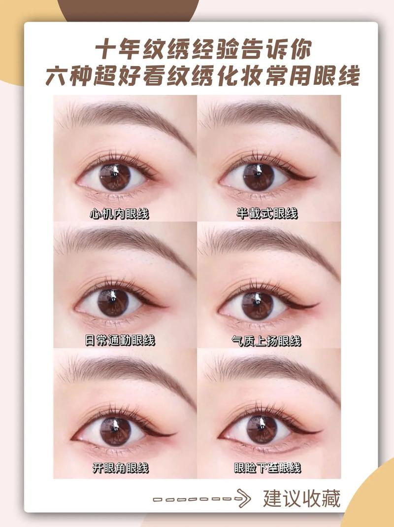 纹眼线的方法与注意要点