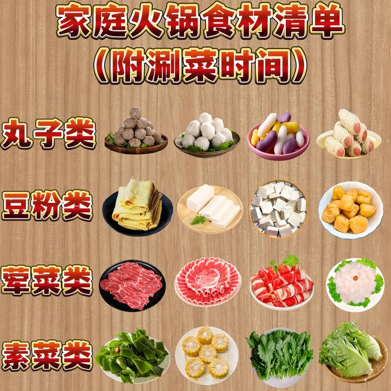 火锅食材清单：开启一场味蕾的狂欢盛宴