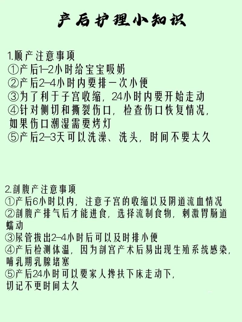 产后护理要点：全方位保障母婴健康