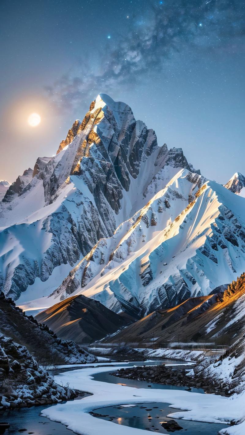 探秘雪山奇境，领略冰雪世界的绝美风光
