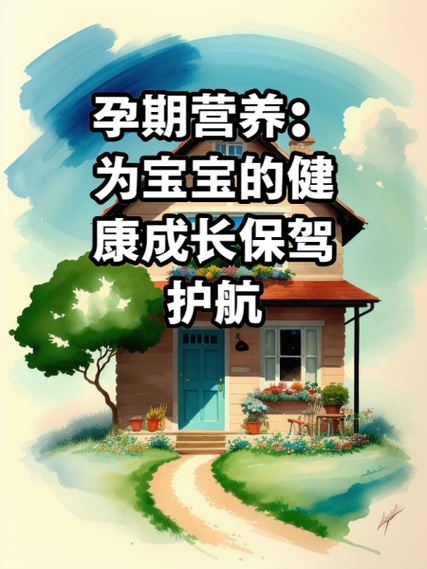 孕期补维生素：为母婴健康保驾护航