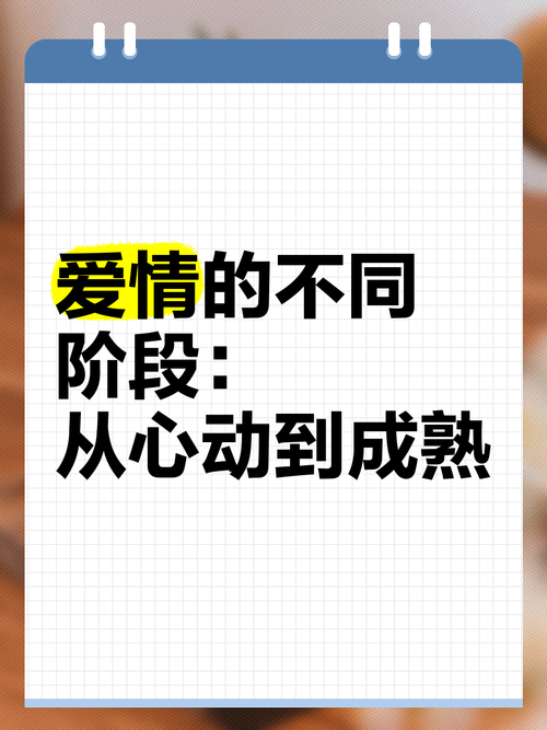 爱情的稳定发展之路：从心动到相守