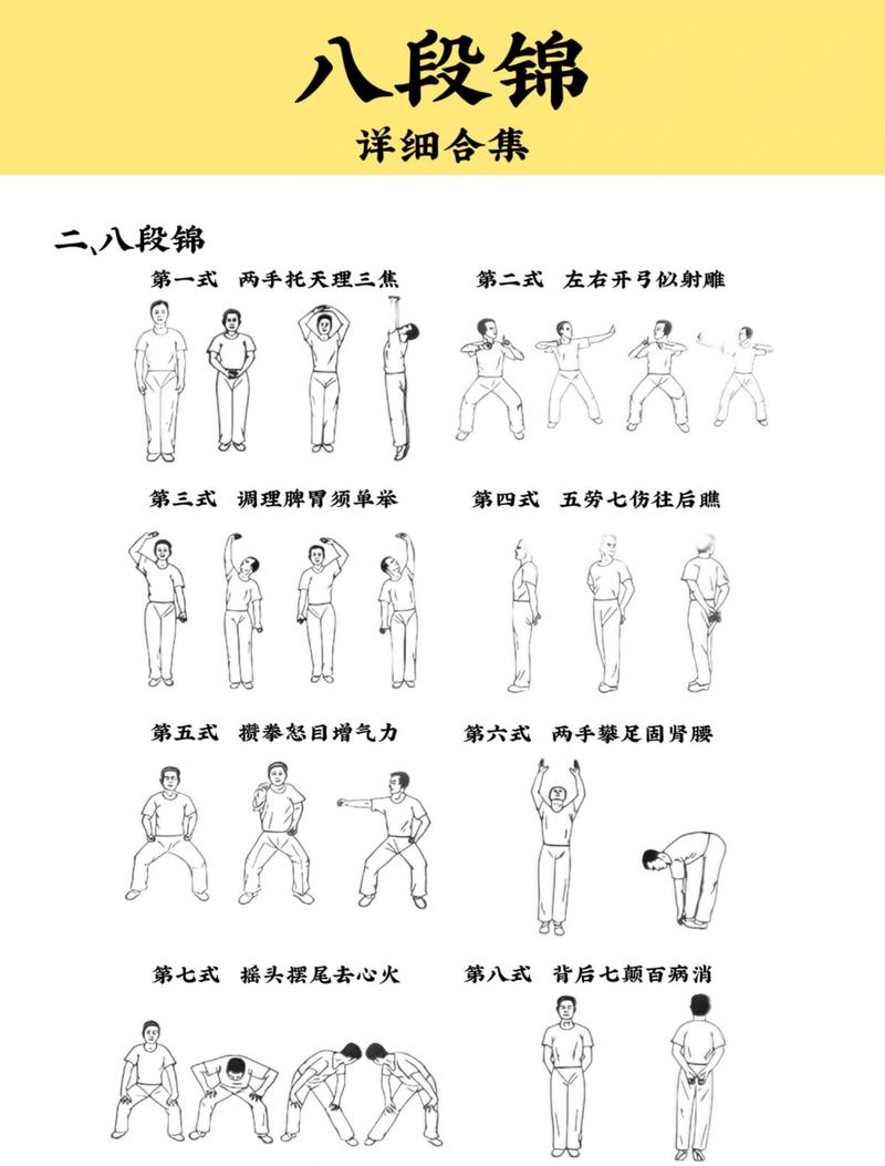八段锦的练习要点