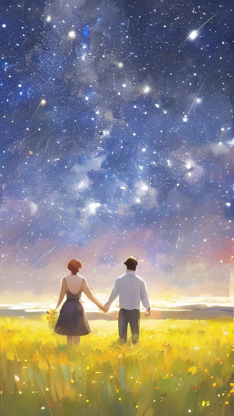 恋爱：星空下的浪漫漫步
