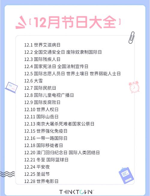 12月节日大盘点：从初到末的全球盛宴