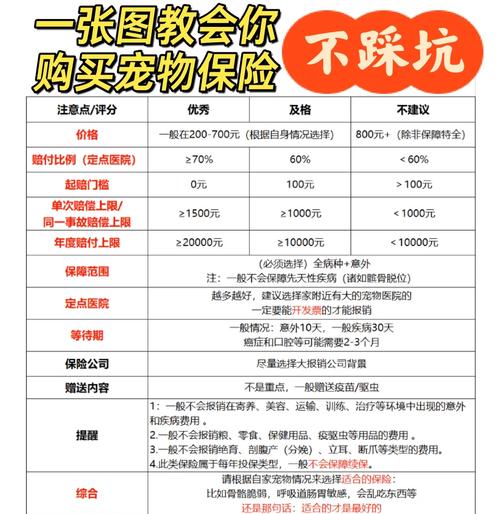 详细阅读:宠物保险选购全攻略:为爱宠健康与主人钱包保驾护航 宠物保险选购全攻略:为爱宠健康与主人钱包保驾护航