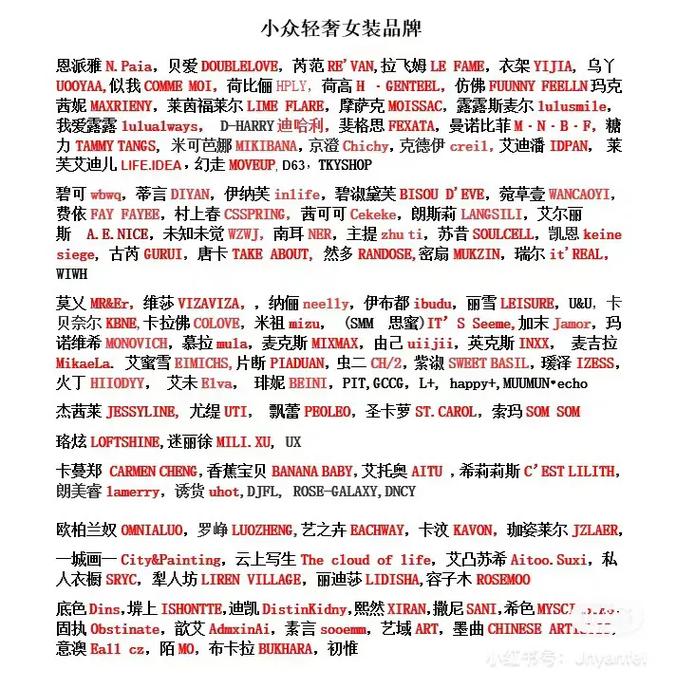 详细阅读:小众时尚品牌:独特魅力与市场价值解析 小众时尚品牌:独特魅力与市场价值解析