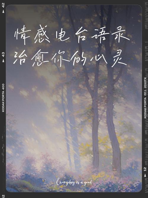详细阅读:情感电台:心灵的慰藉与情感的共鸣 情感电台:心灵的慰藉与情感的共鸣