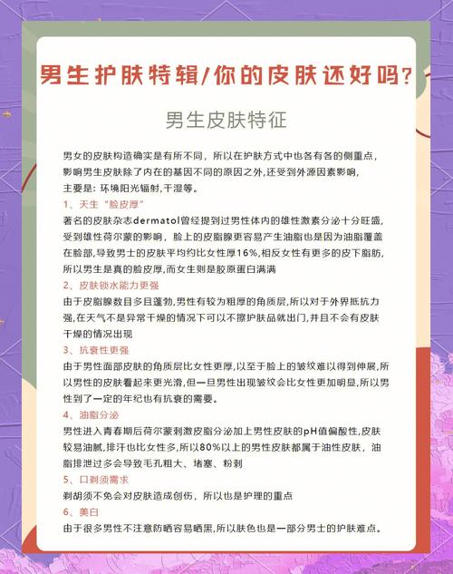 男性护肤保湿：解锁肌肤水润密码，焕发硬汉魅力