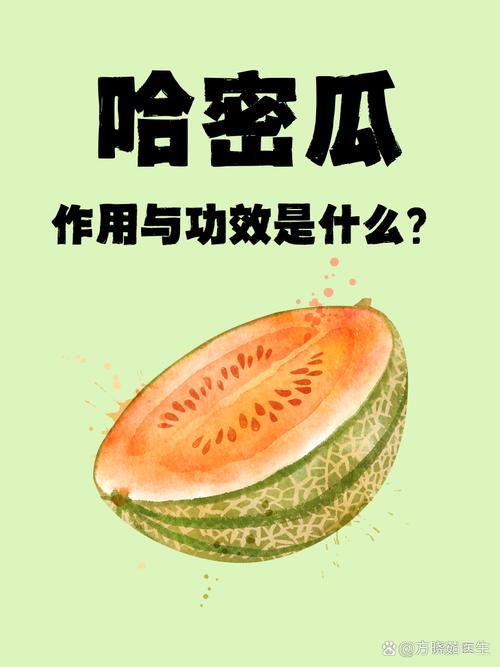 哈密瓜,哈密瓜的作用与功效