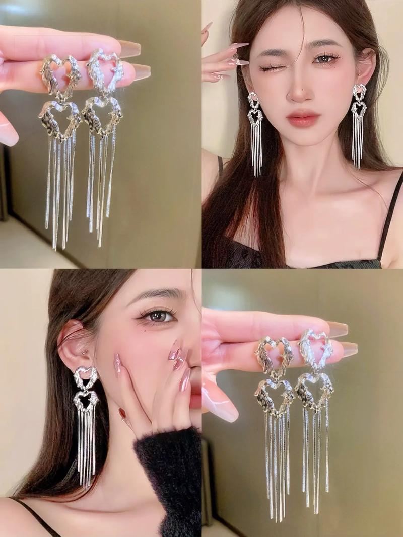 耳环款式修饰脸型,耳环款式修饰脸型图片